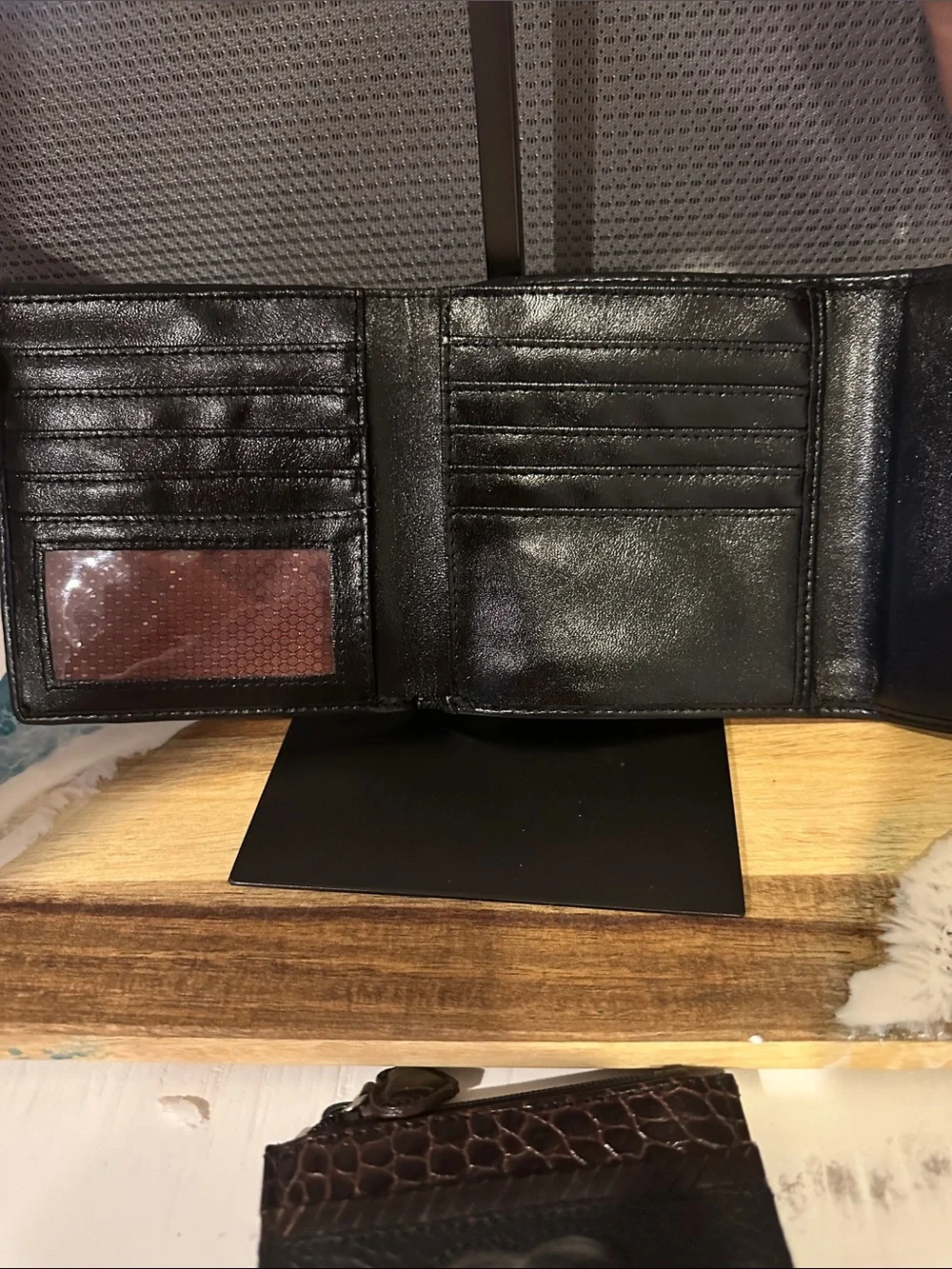 Brighton Black Leather wallet and Card Holder.